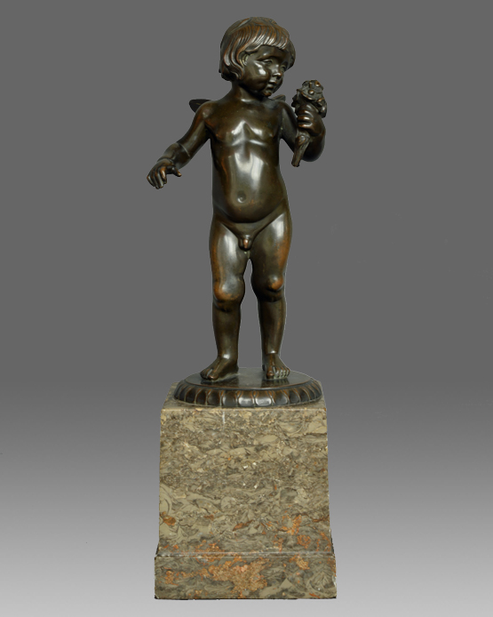stehender putto jugendstil